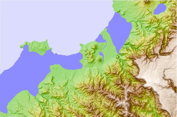 Surf breaks located close to Sulu Range