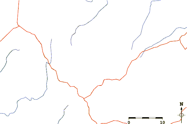 Roads and rivers around Sumbing