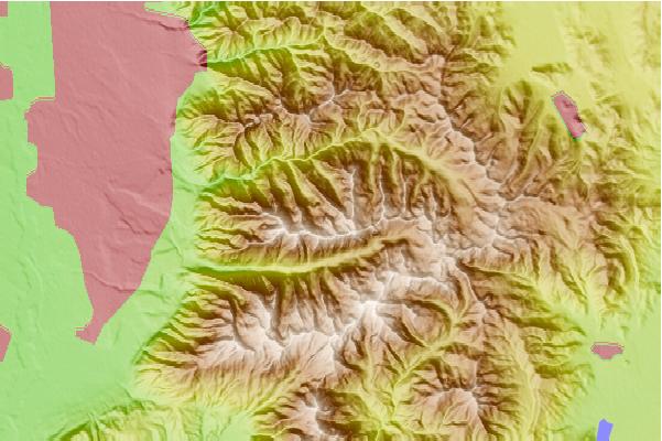 Surf breaks located close to Sundial Peak