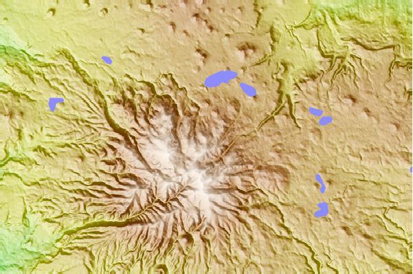 Surf breaks located close to Sunrise Peak (Arizona)