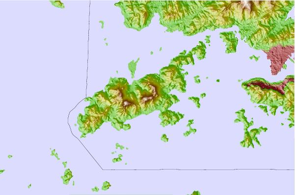 Surf breaks located close to Sunset Peak (大東山)