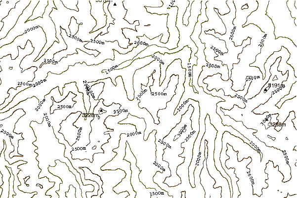 Mountain peaks around Surettahorn