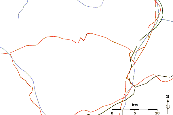 Roads and rivers around Sustenhorn