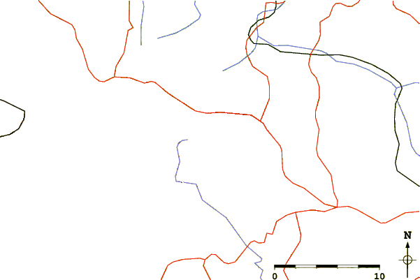 Roads and rivers around Suvobor