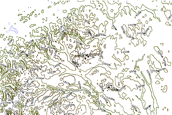 Mountain peaks around Svanatindan