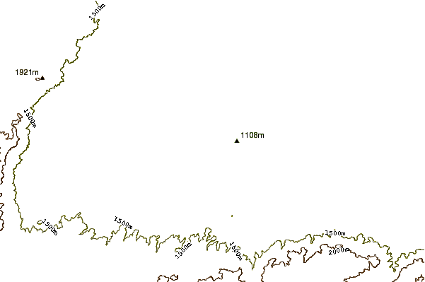 Mountain peaks around Sw Usangu Basin