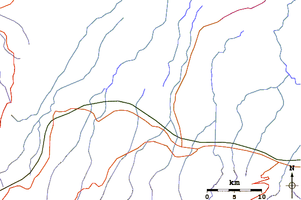 Roads and rivers around Sw Usangu Basin