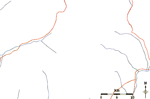 Roads and rivers around Swargarohini