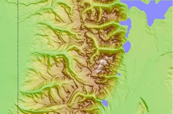 Surf breaks located close to Table Mountain (Wyoming)