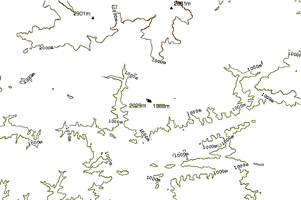 Mountain peaks around Taga