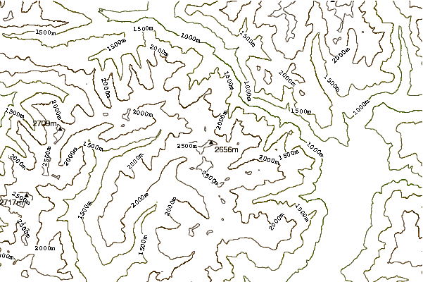 Mountain peaks around Tagewaldhorn