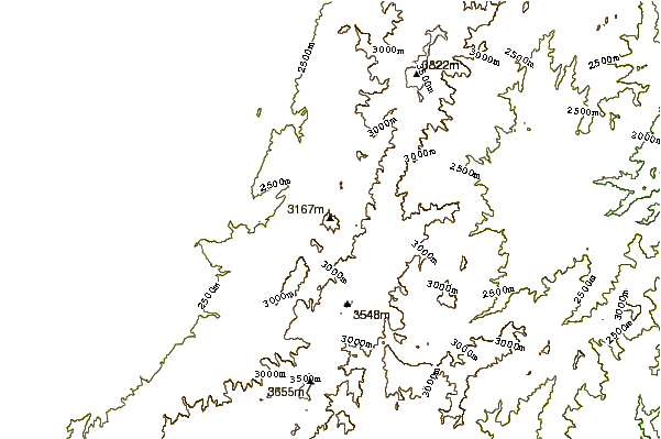 Mountain peaks around Takur Ghar