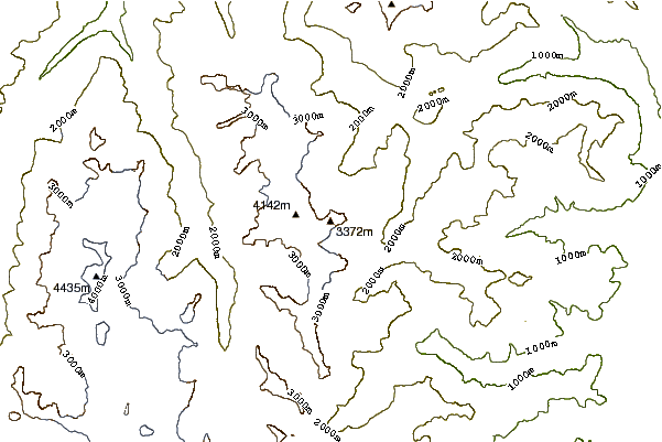 Mountain peaks around Tällihorn