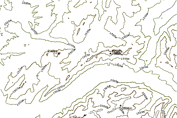 Mountain peaks around Tannhorn