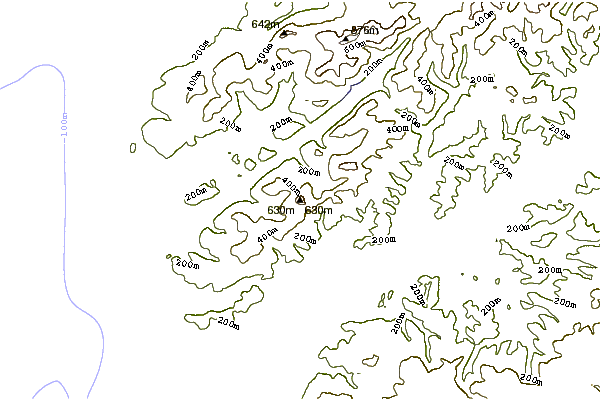 Mountain peaks around Tarrenhendre