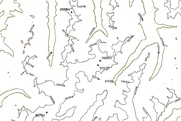 Mountain peaks around Taschachwand