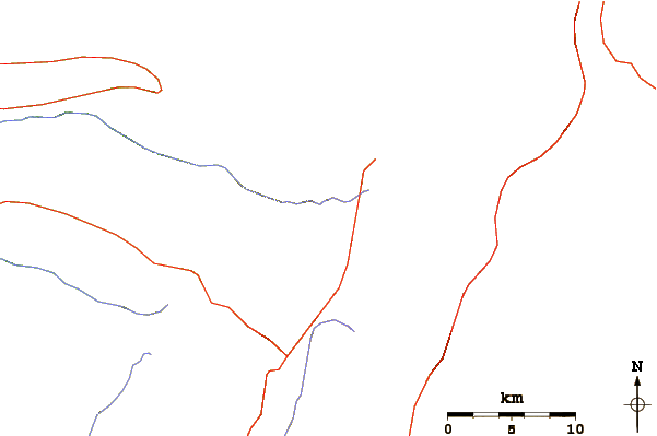 Roads and rivers around Tatio