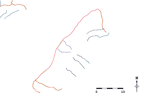 Roads and rivers around Taveuni