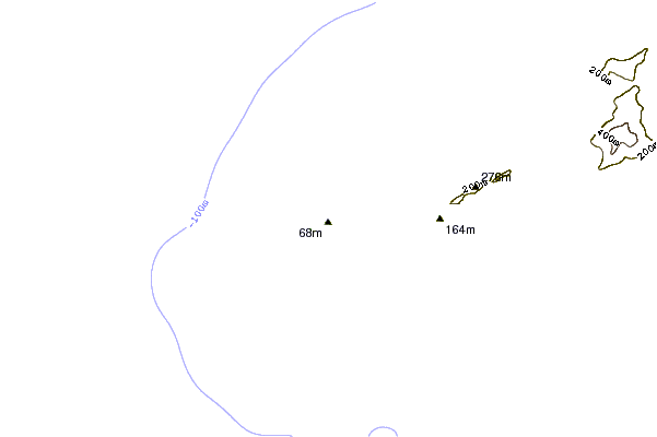 Mountain peaks around Tearaght Island