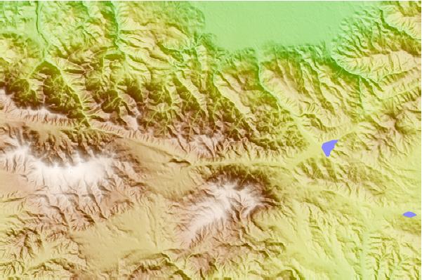 Surf breaks located close to Tecuya Mountain