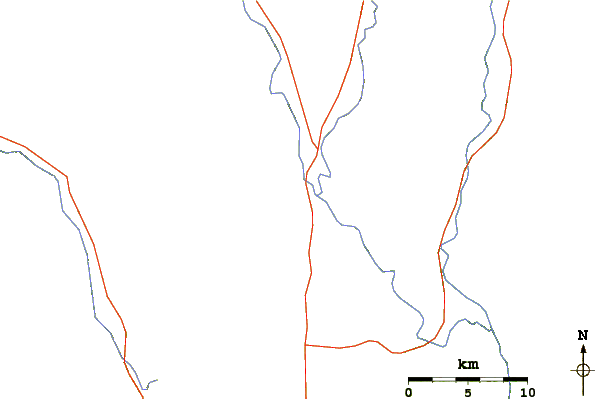 Roads and rivers around Tengchong