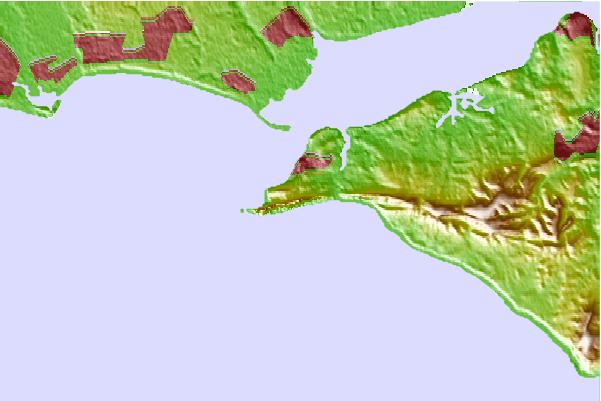 Surf breaks located close to Tennyson Down (Isle of Wight)