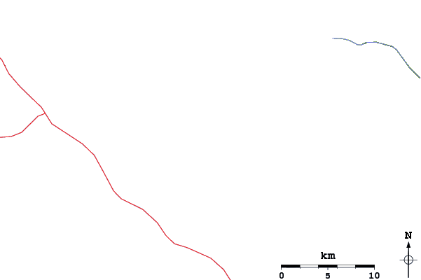 Roads and rivers around Teram Kangri (特拉木坎力)