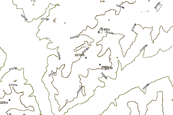 Mountain peaks around Tête à Pierre Grept