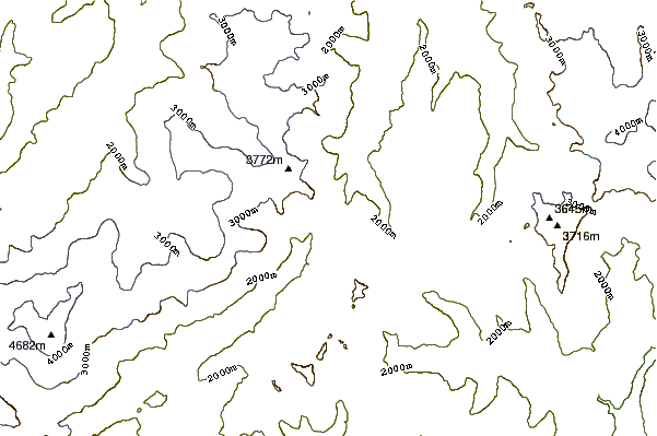 Mountain peaks around Tête de Ferret