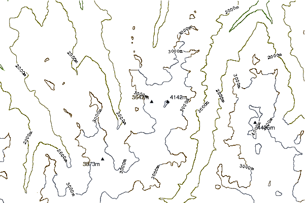 Mountain peaks around Tête de Milon