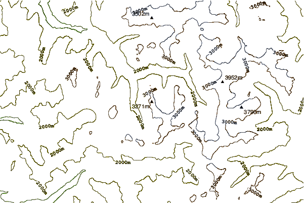 Mountain peaks around Tête des Fétoules