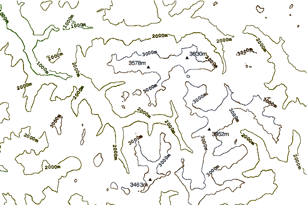 Mountain peaks around Tête du Rouget