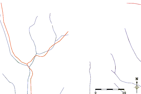 Roads and rivers around Thamserku