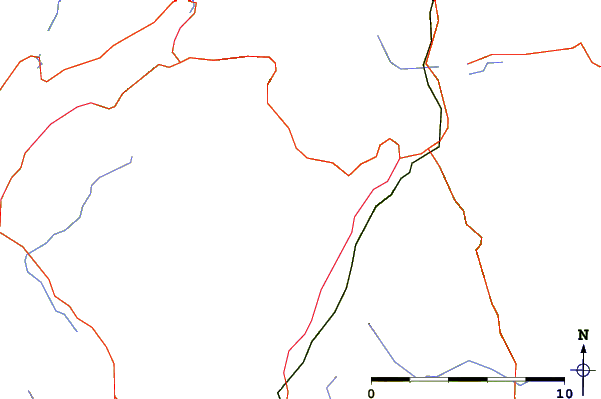 Roads and rivers around The Brack