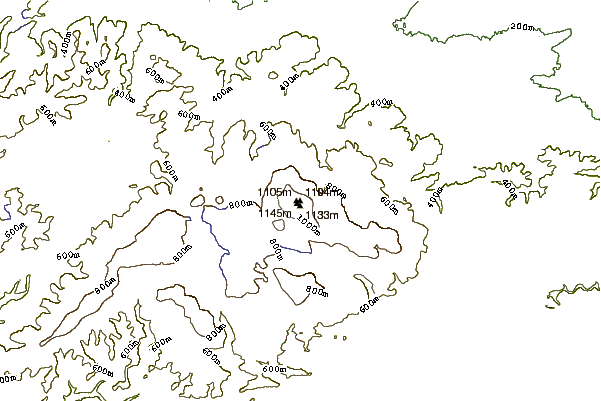 Mountain peaks around The Brocken