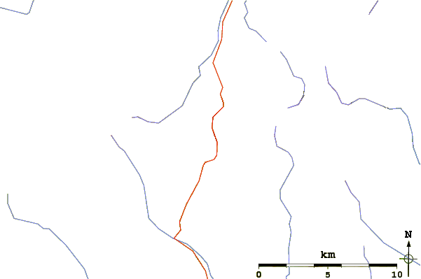 Roads and rivers around The Cairnwell