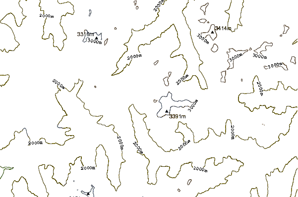 Mountain peaks around The Lieutenants