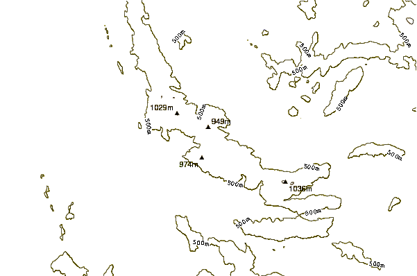 Mountain peaks around The Lion (mountain)