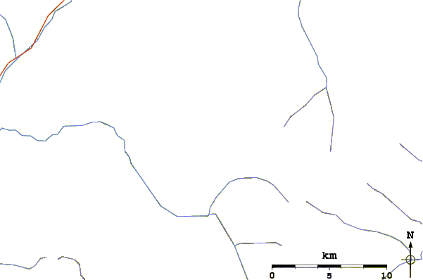 Roads and rivers around The Triad