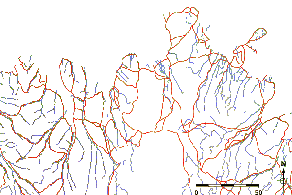 Roads and rivers around Theistareykjarbunga