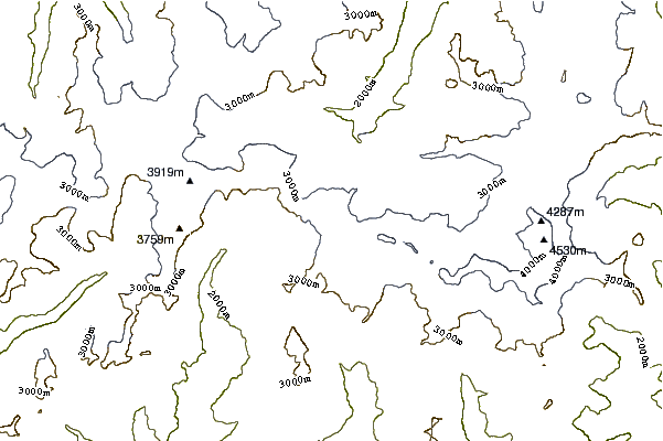 Mountain peaks around Theodulhorn