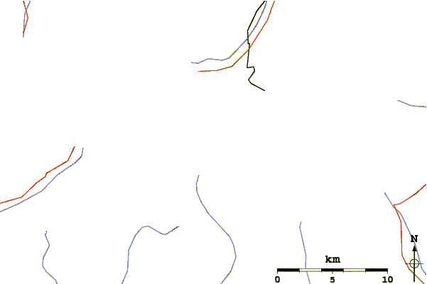 Roads and rivers around Theodulhorn