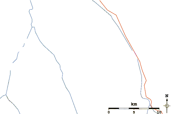 Roads and rivers around Thorington Tower