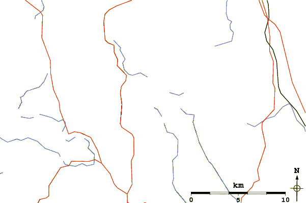 Roads and rivers around Thornthwaite Crag