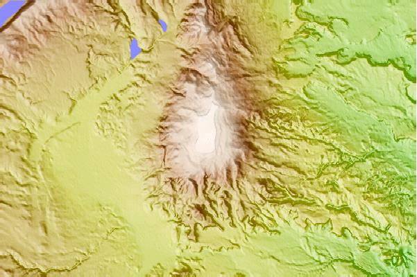 Surf breaks located close to Thousand Lake Mountain