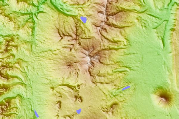 Surf breaks located close to Three Fingered Jack