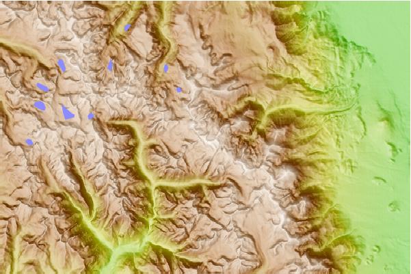 Surf breaks located close to Thunderbolt Peak