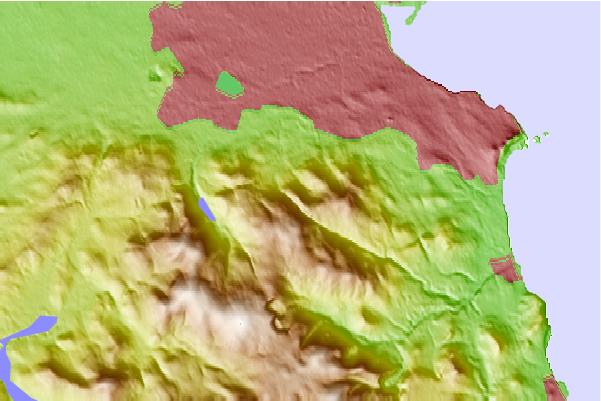 Surf breaks located close to Tibradden Mountain