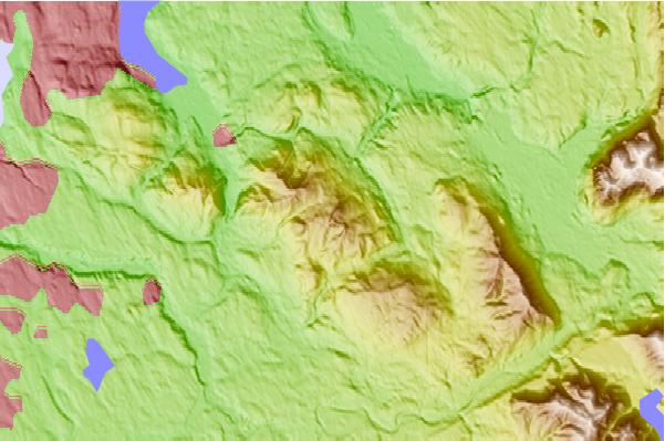 Surf breaks located close to Tiger Mountain