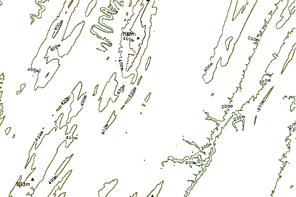 Mountain peaks around Timber Ridge